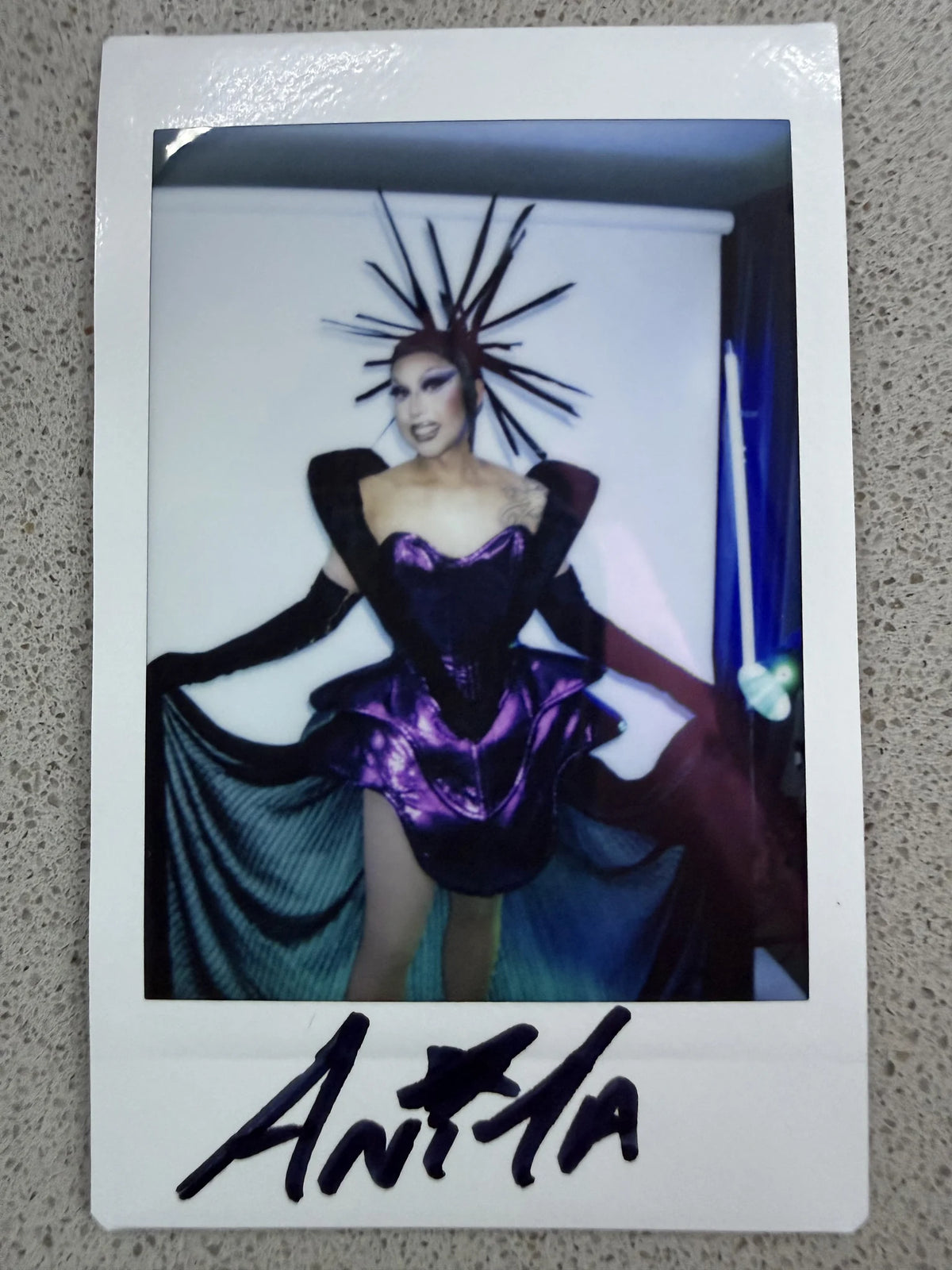 Ru Are Ya? Signed Mini Polaroid