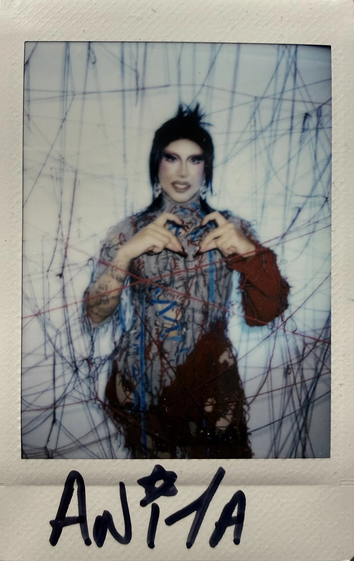 Torn This Way Signed Mini Polaroid