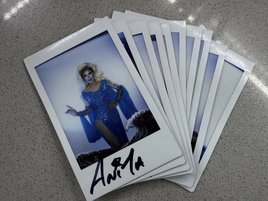 Booked and Blessed Signed Mini Polaroid