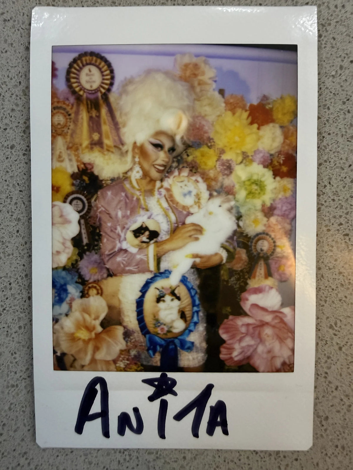 Kitsch Please! Signed Mini Polaroid