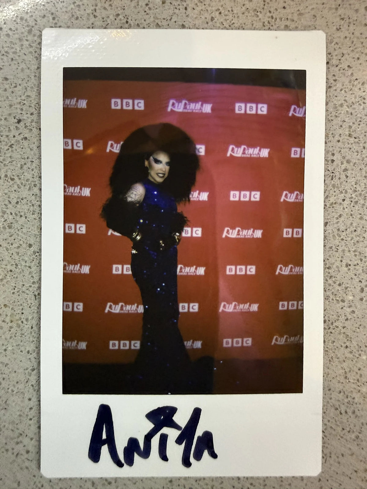 Premier Signed Mini Polaroid